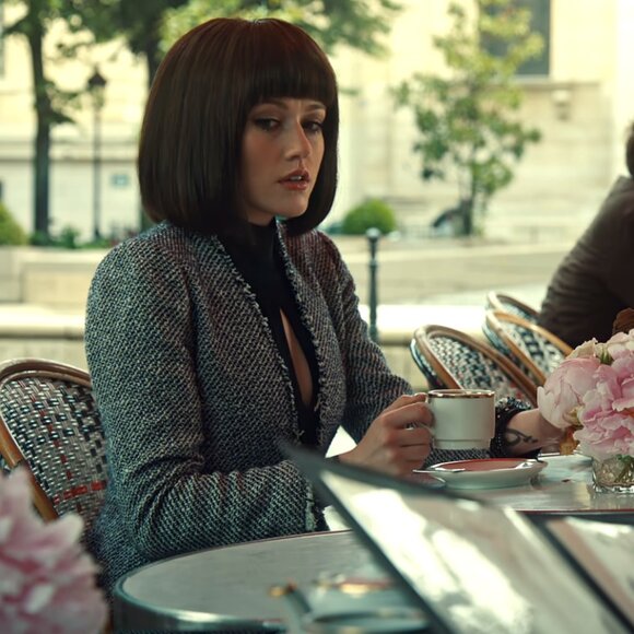 Rebecca Taylor Lurex Tweed Peplum Knit Blazer Jacket ASO Clary Fray - Picture 12 of 13